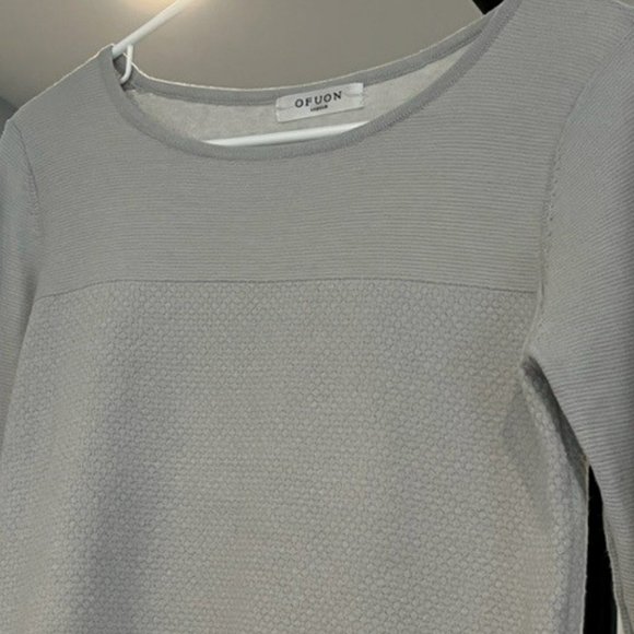 Ofuon Grey Sweater Size 40 (France) Small (US) - Picture 2 of 2